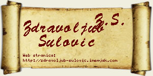 Zdravoljub Šulović vizit kartica